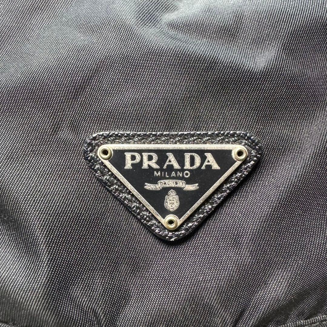 PRADA プラダ リュック 三角プレート テスートナイロン 黒