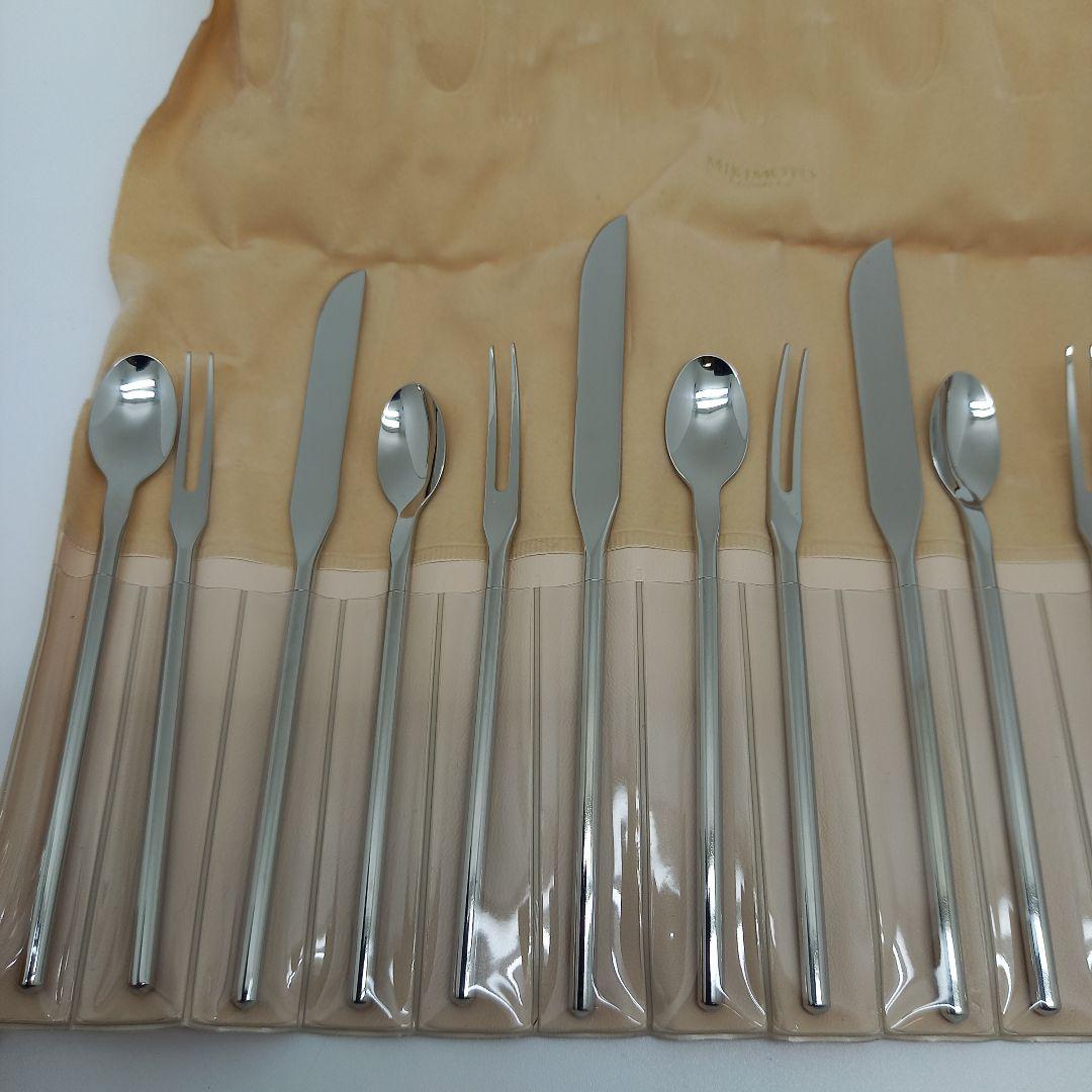 【未使用】ミキモト 半貴石 ピック5本セット/カトラリー5客セット