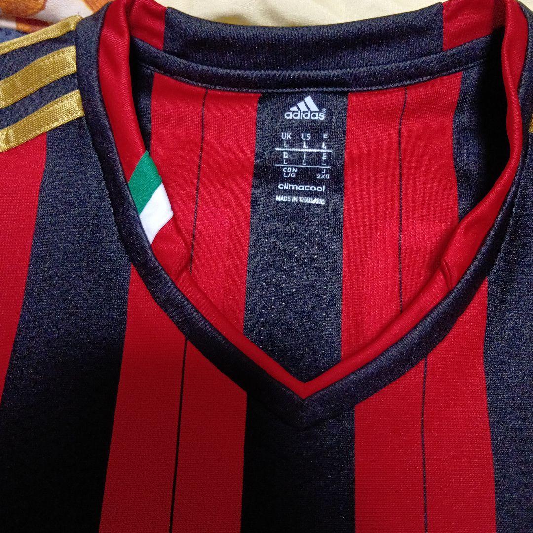 ACミラン adidas シャツ Lサイズ　本田圭佑　ユニフォーム