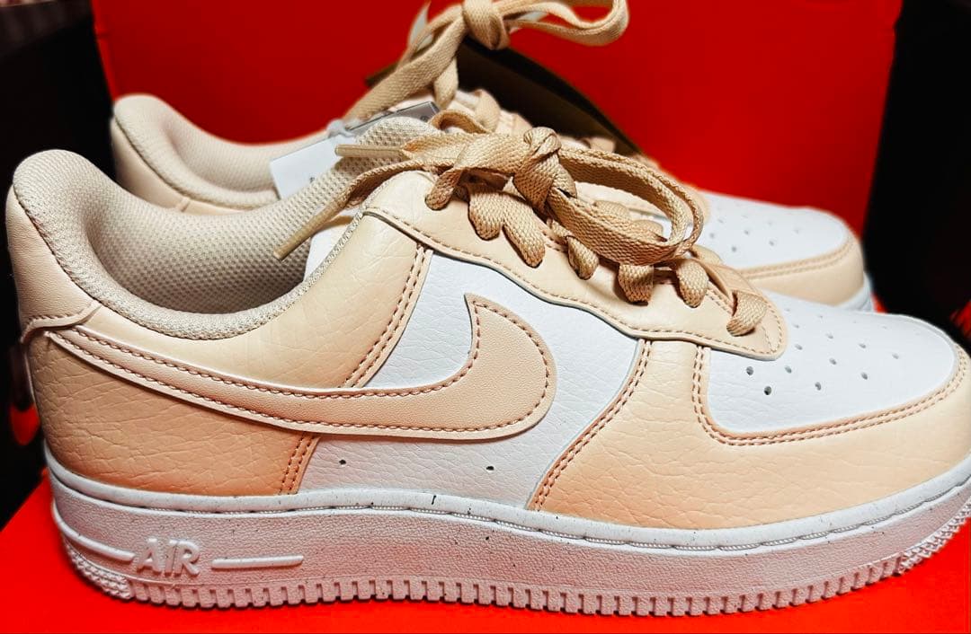 国内正規 エアフォース1 ウィメンズ レディース ピンク ホワイト 24.5