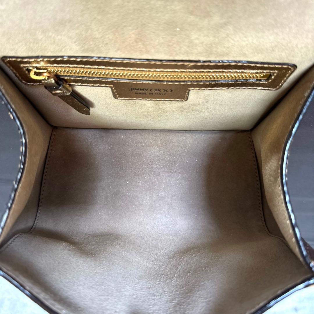 専用品JIMMY CHOO MADELINE パイソン 2WAYバッグ定価40万