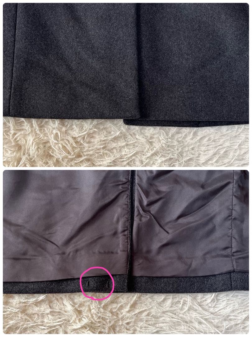 【新品未使用】セオリー　BELVIN カシミヤ混　ウール　スタンドカラーコート