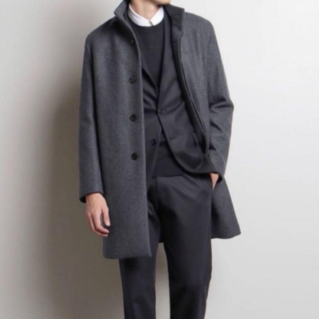 【新品未使用】セオリー　BELVIN カシミヤ混　ウール　スタンドカラーコート