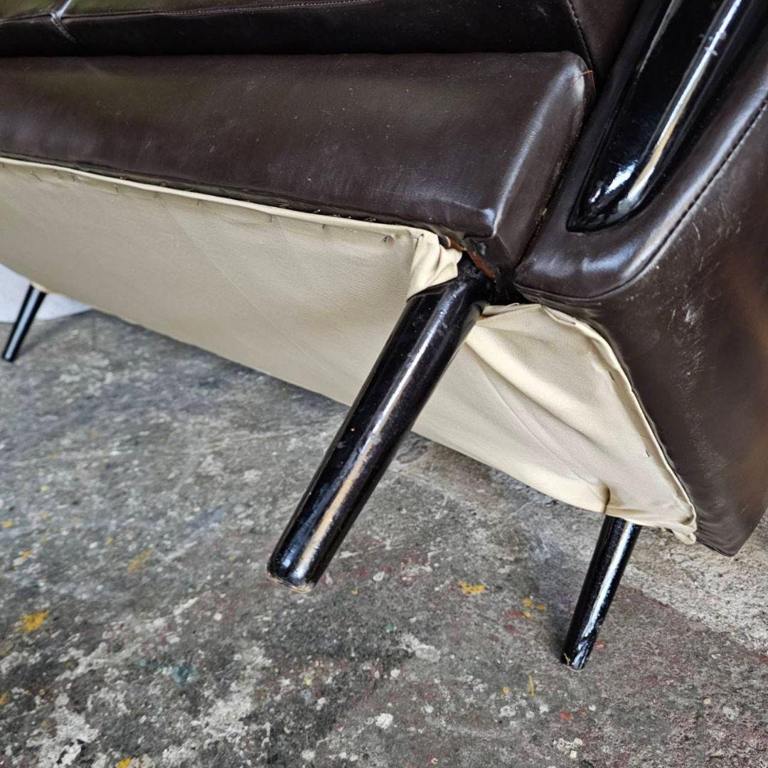 【q120 /k】 三人掛け ソファ ヴィンテージ 昭和レトロ