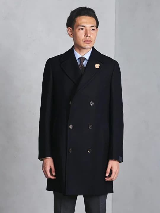 【新品】＜LARDINI（ラルディーニ）＞ダブル チェスターコート