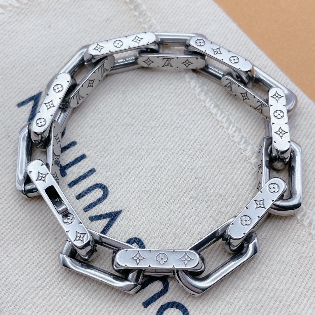 LOUIS VUITTON スクエア　チェーン　ブレスレット　コリエ