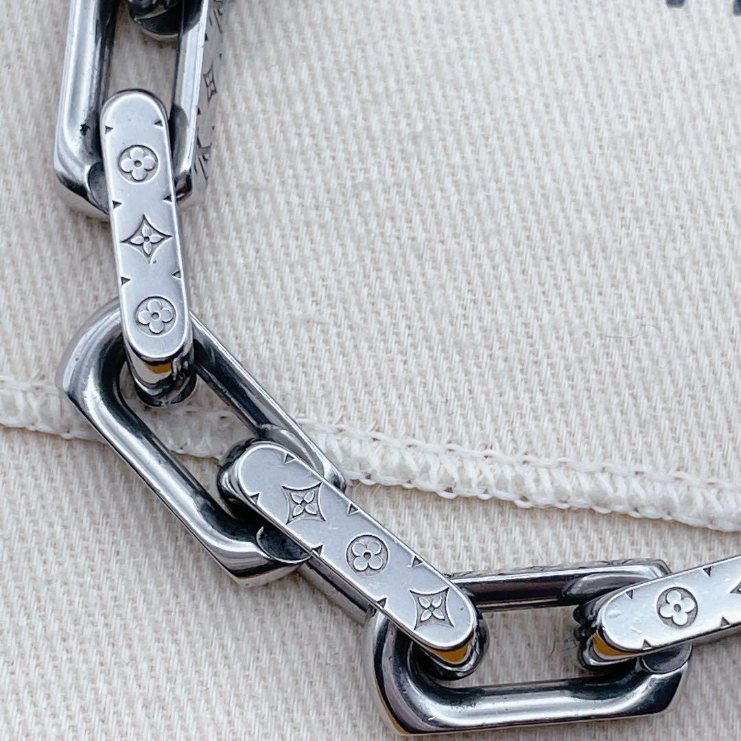 LOUIS VUITTON スクエア　チェーン　ブレスレット　コリエ