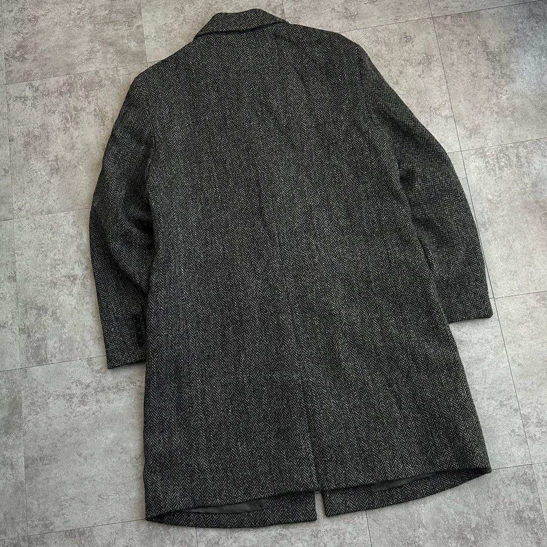 【希少】 Harris Tweed × ROSSO ツイードコート