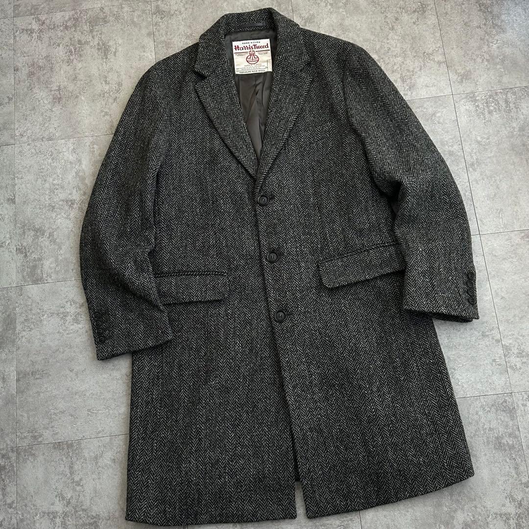 【希少】 Harris Tweed × ROSSO ツイードコート