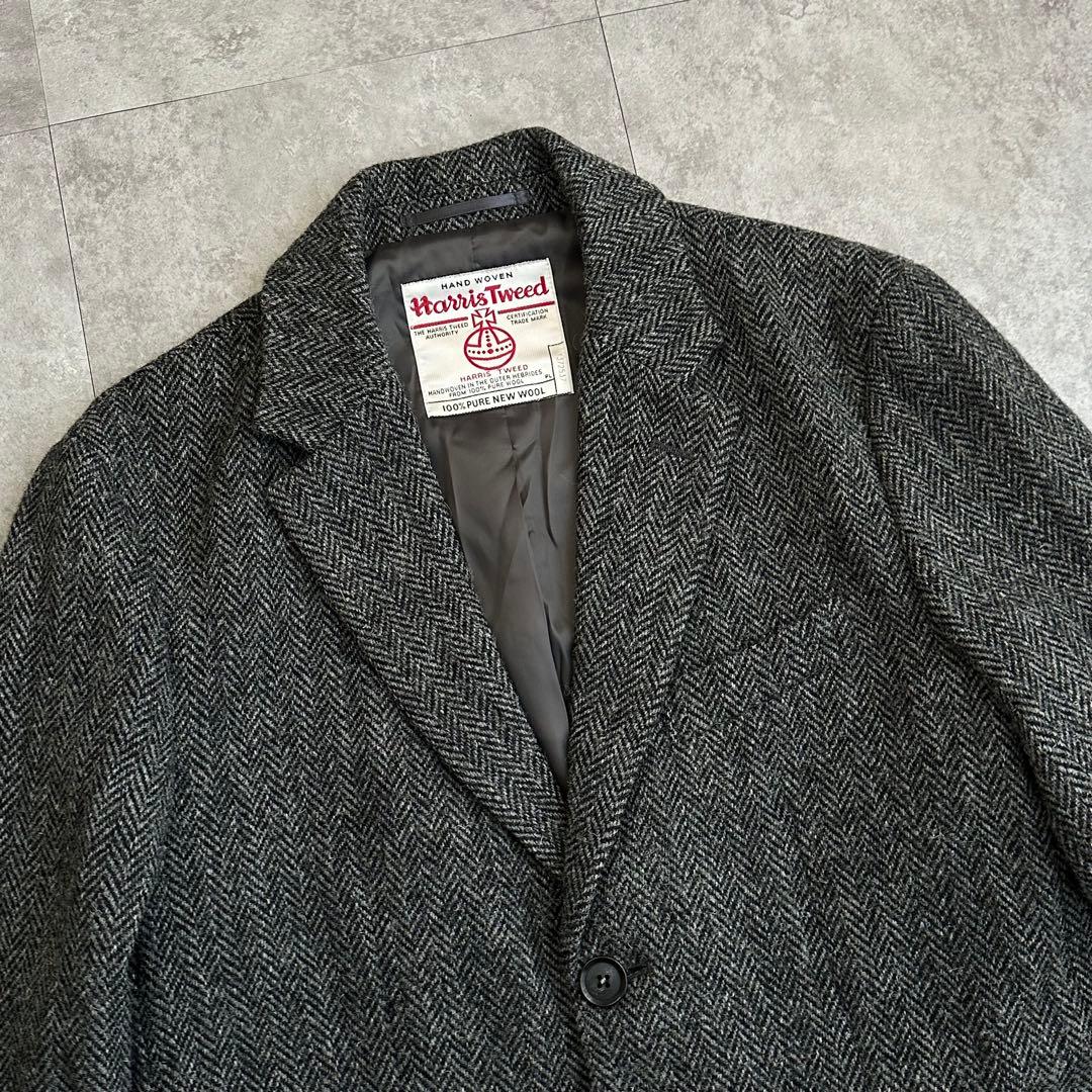 【希少】 Harris Tweed × ROSSO ツイードコート