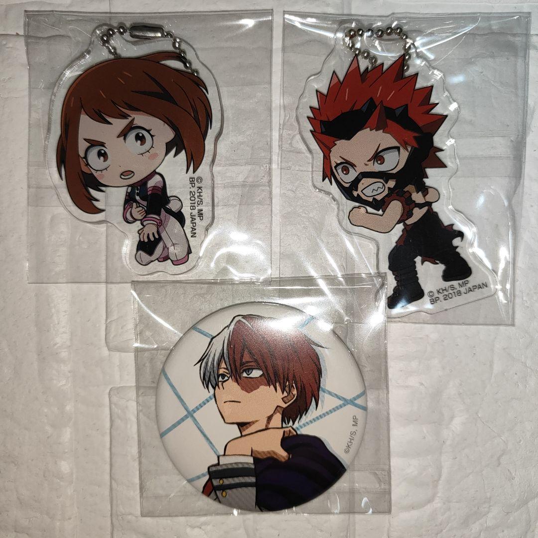 ヒロアカ 轟焦凍 麗日お茶子 切島鋭児郎 キーホルダー 缶バッジ - メルカリ