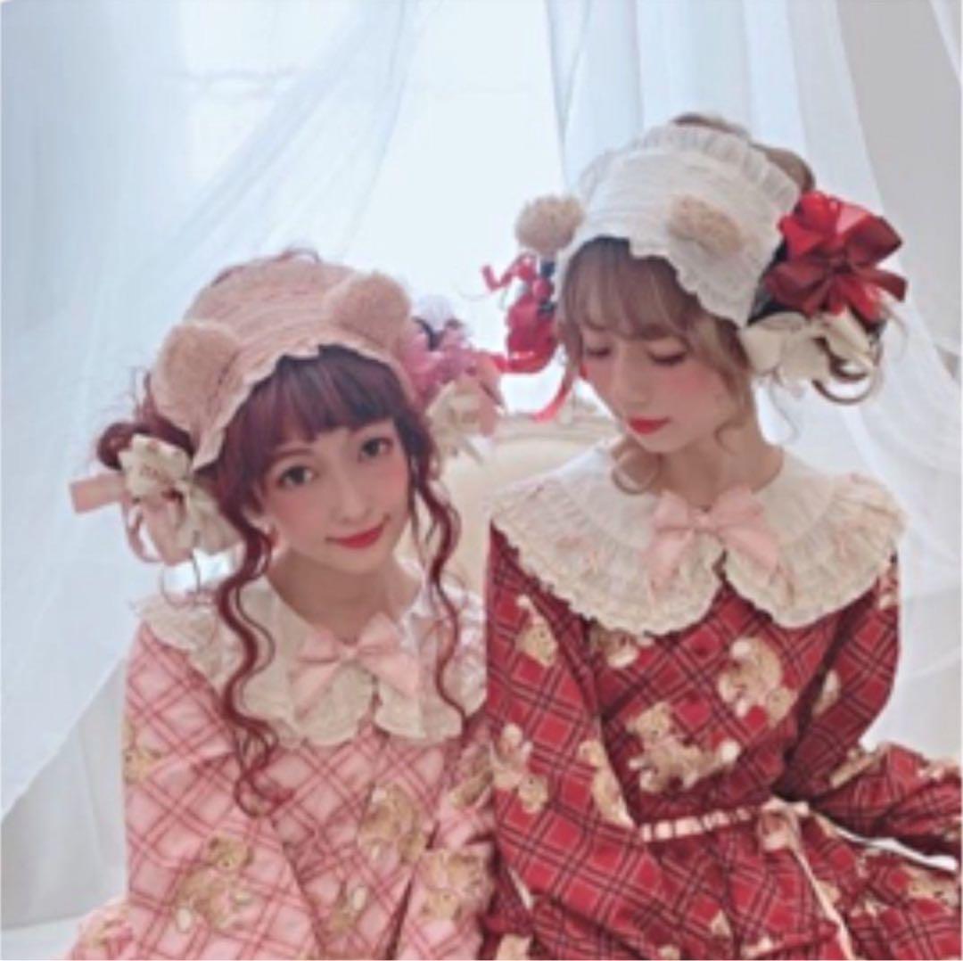 新品未使用PINK HOUSE 青木美沙子コラボ くま耳付きヘッドドレス