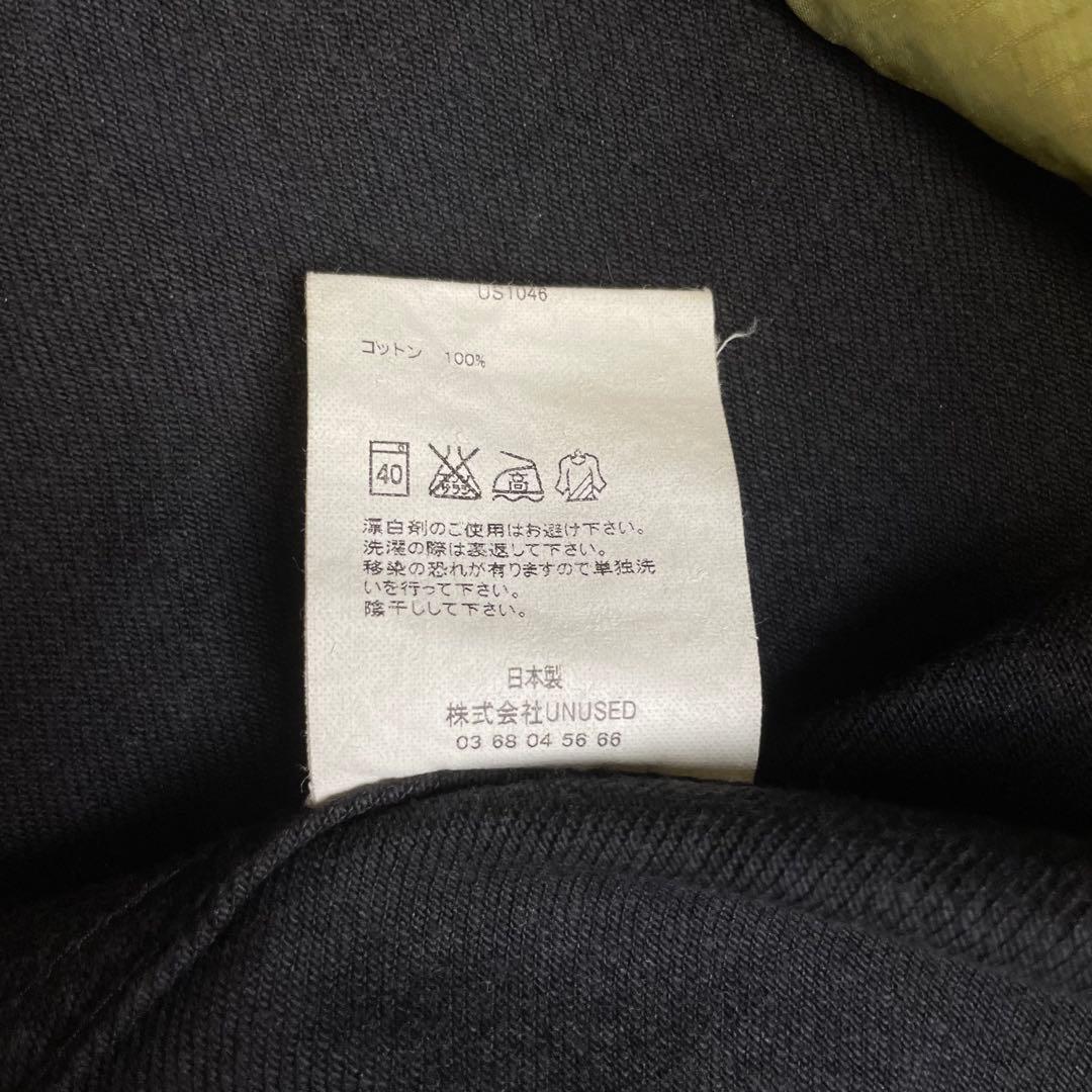 ライナー付き アンユーズド モッズコート デニム素材 ブラック サイズ3