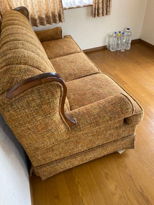 アメリカ　アンティーク3人がけ　ソファー