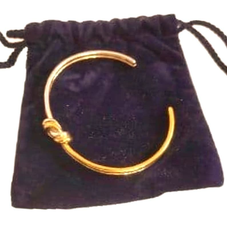 未使用級✨セリーヌ　Knot Double Bracelet　ゴールド×シルバー