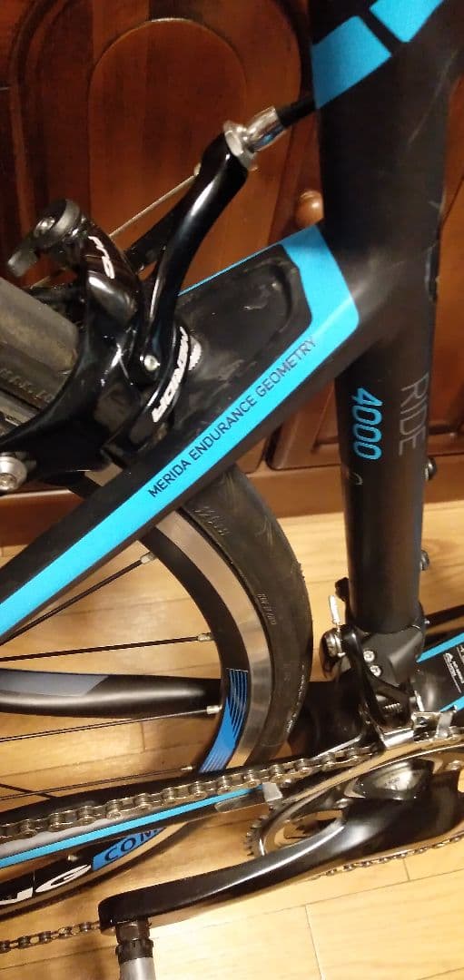 MERID RIDE 4000 カーボンフレーム　ロードバイク ブラック/ブルー