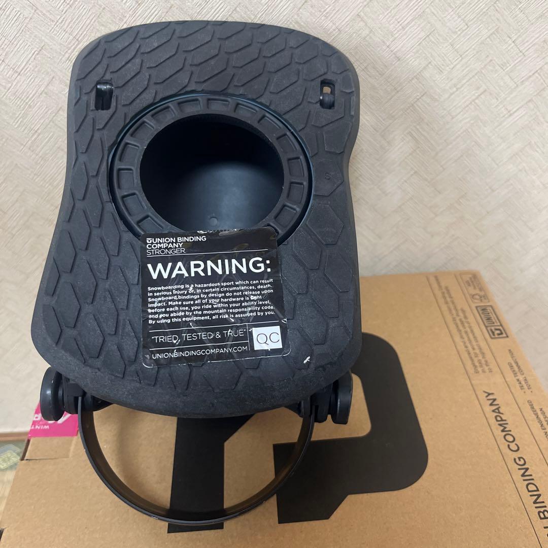 UNION スノーボードビンディング ブラック