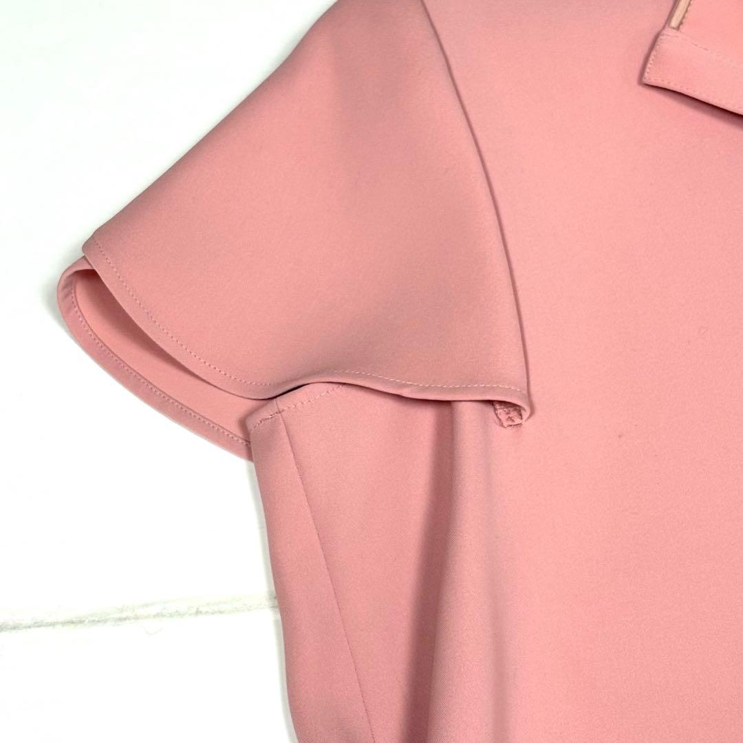 YOKO CHAN フレアスリーブ　コクーンワンピース　ピンクM