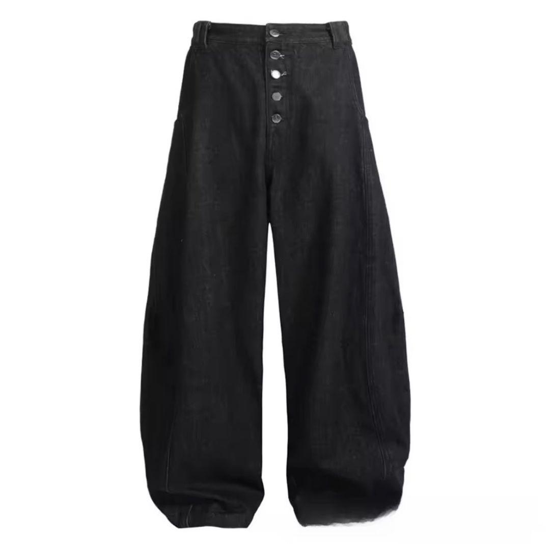 ブラック リジットデニムパンツ ケンタウロス健太 綾 GAPスーパーバギー似