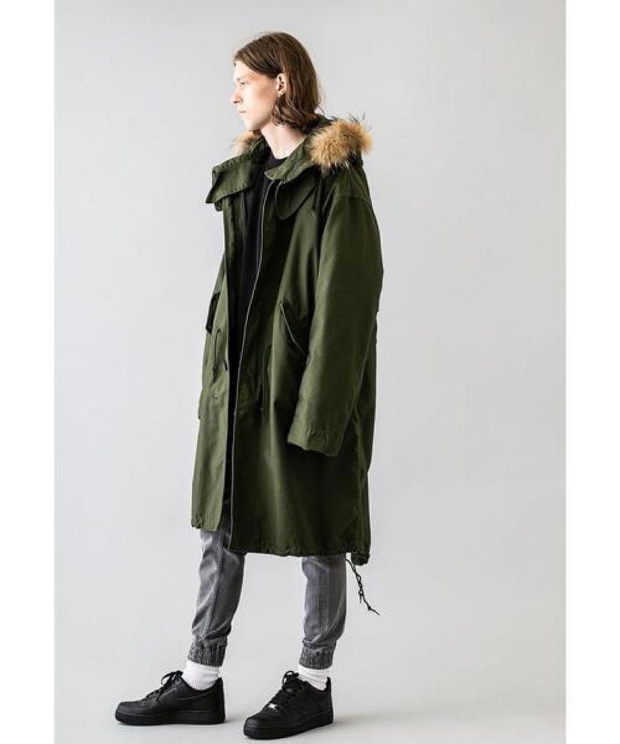 ＜monkey time＞ モッズコート　カーキLサイズ