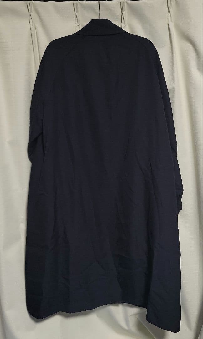 ナノユニバース　LB.01　ウールポリエステルギャバジンステンカラーコート　M