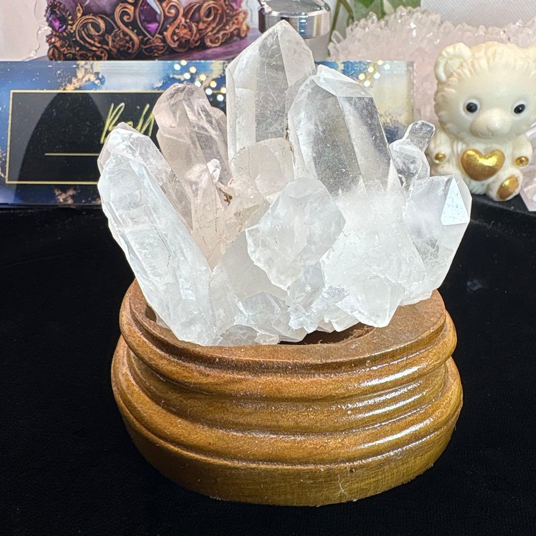 水晶ポイントクラスターNo.2029 ラスト