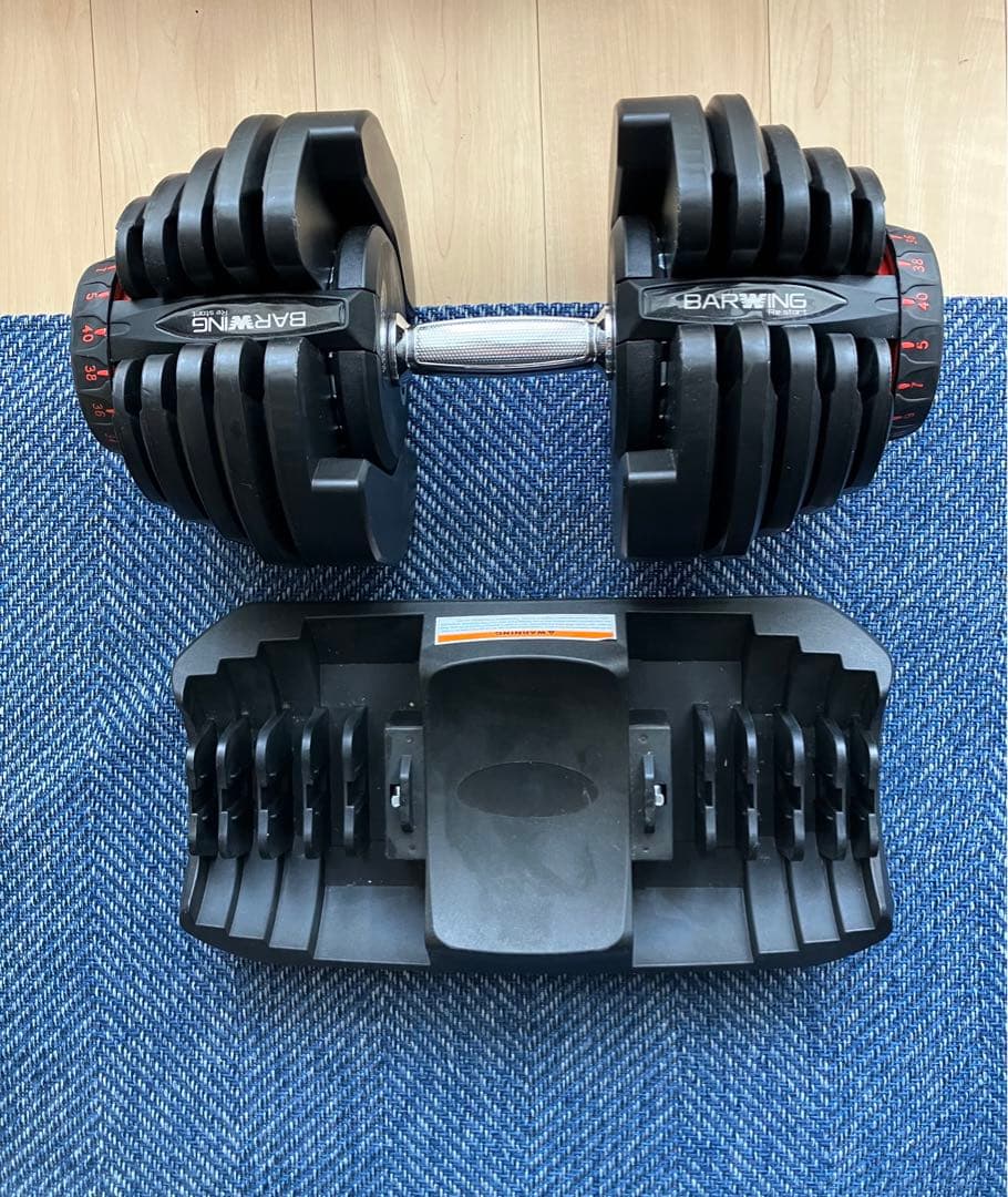 可変式ダンベル 40kg2個セット ②