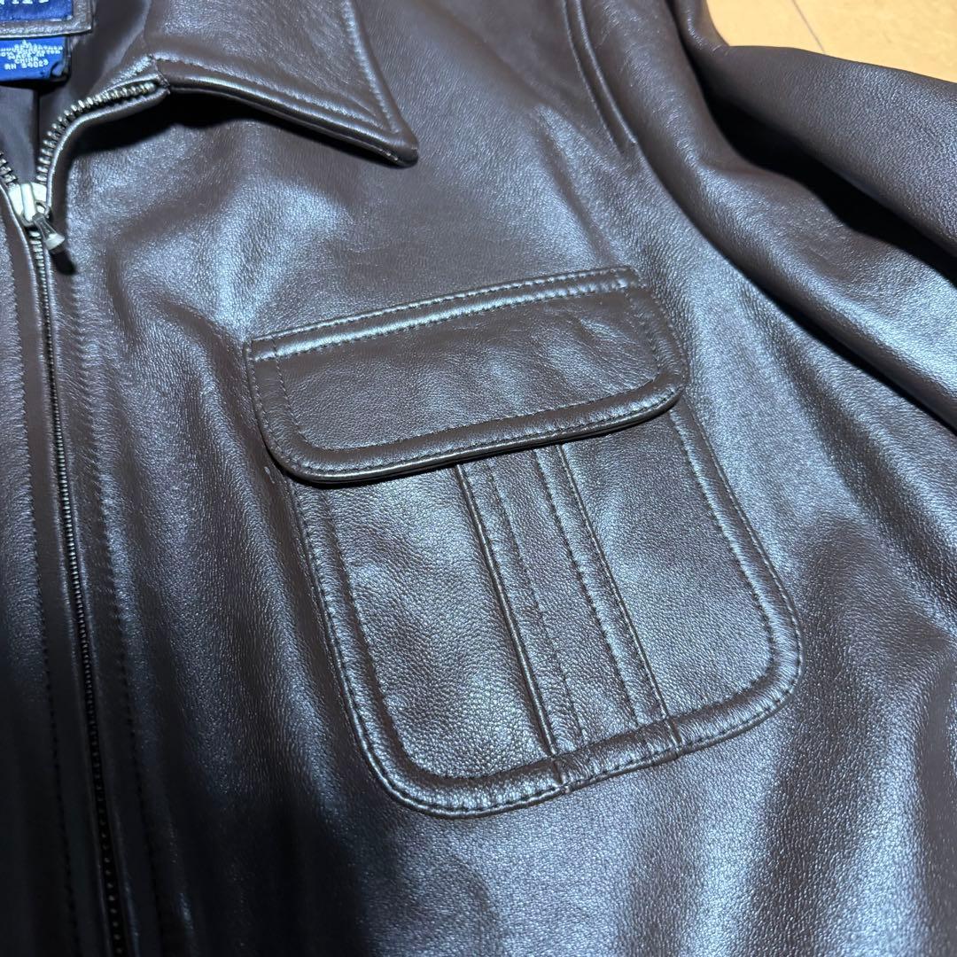 ジャケット・アウター 90'sGap single zip cropped leatherjacket