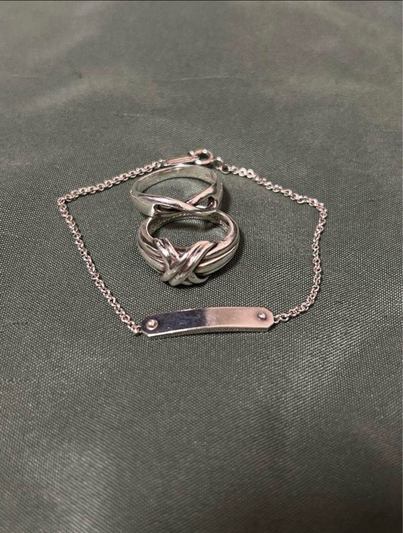 old tiffany オールドティファニー 3点セット シグネチャーリング