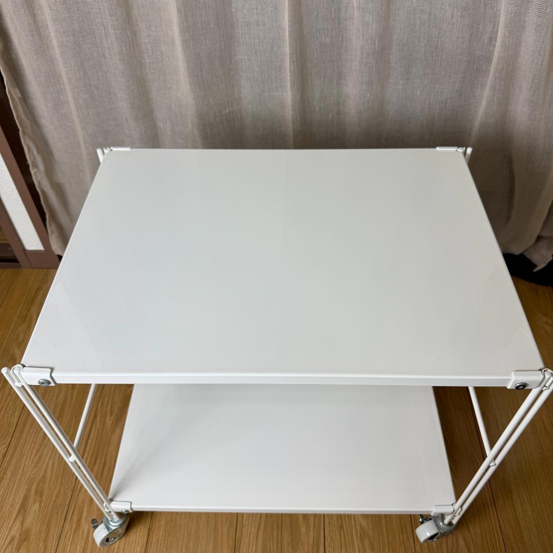 廃盤品　無印良品 スチールユニットシェルフ ミニ ライトグレー