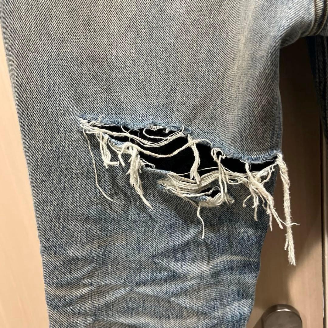 パンツ BALENCIAGA 20WINTER Regular Ripped Denim