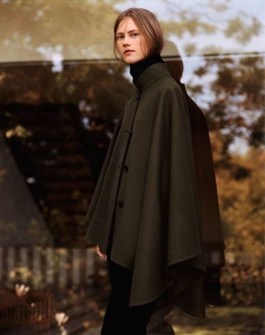 未使用タグ付き☆ユニクロ ルメールコラボ ウールカシミヤケープ+