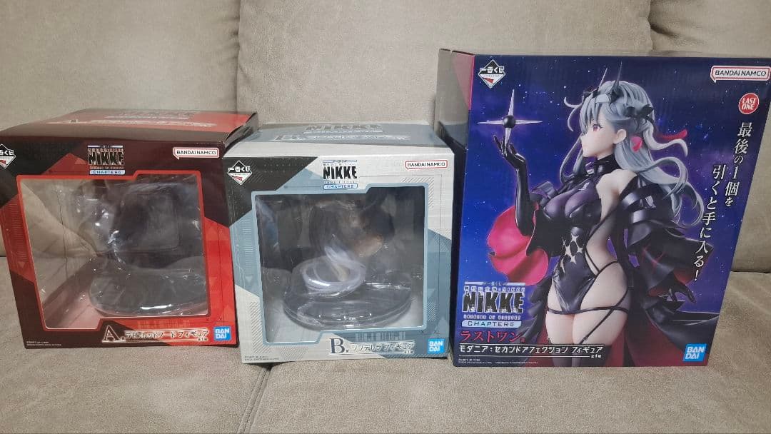 勝利の女神 NIKKE 一番くじ ラストワン A賞 B賞 フィギュア3種