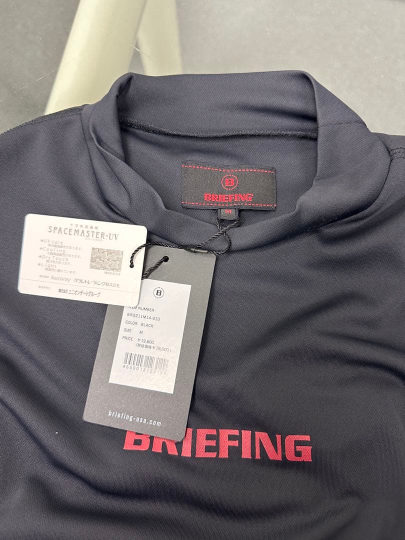 BRIEFING ゴルフ SPACEMASTER-UV 長袖ハイネックTシャツ