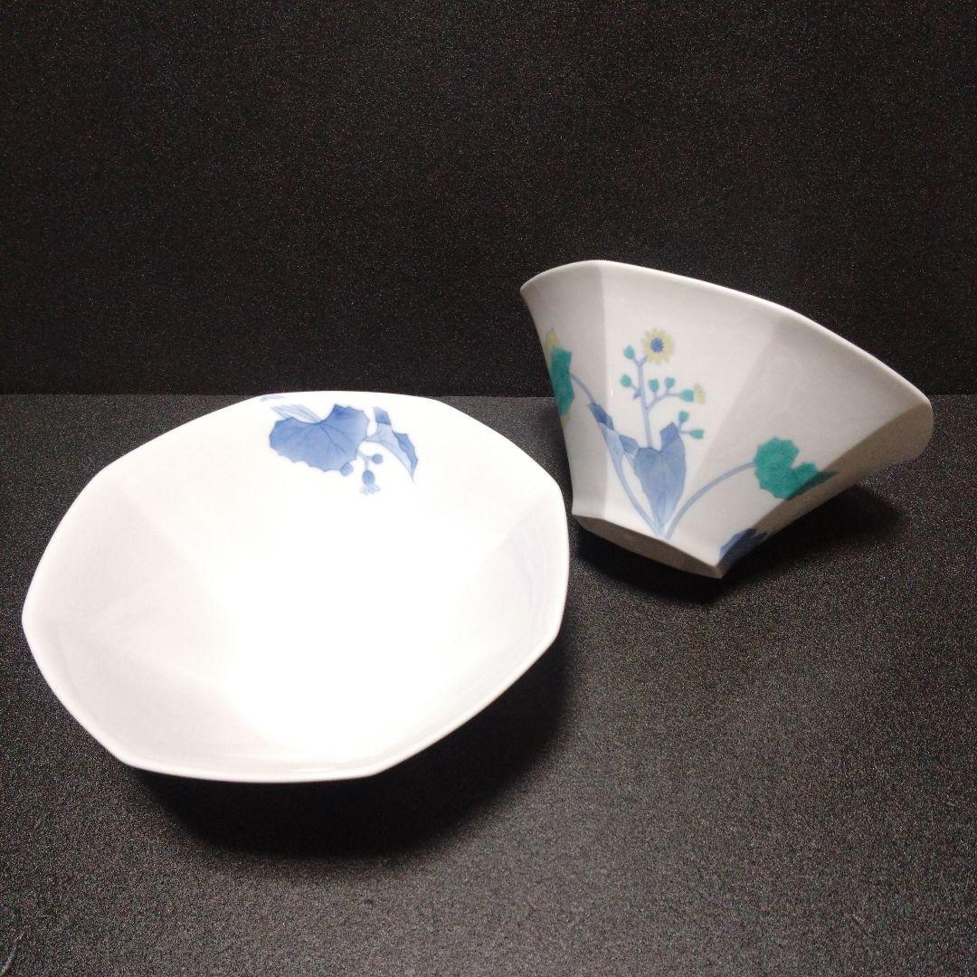 未使用 伊万里焼 畑萬陶苑 麺鉢2個　お祝い