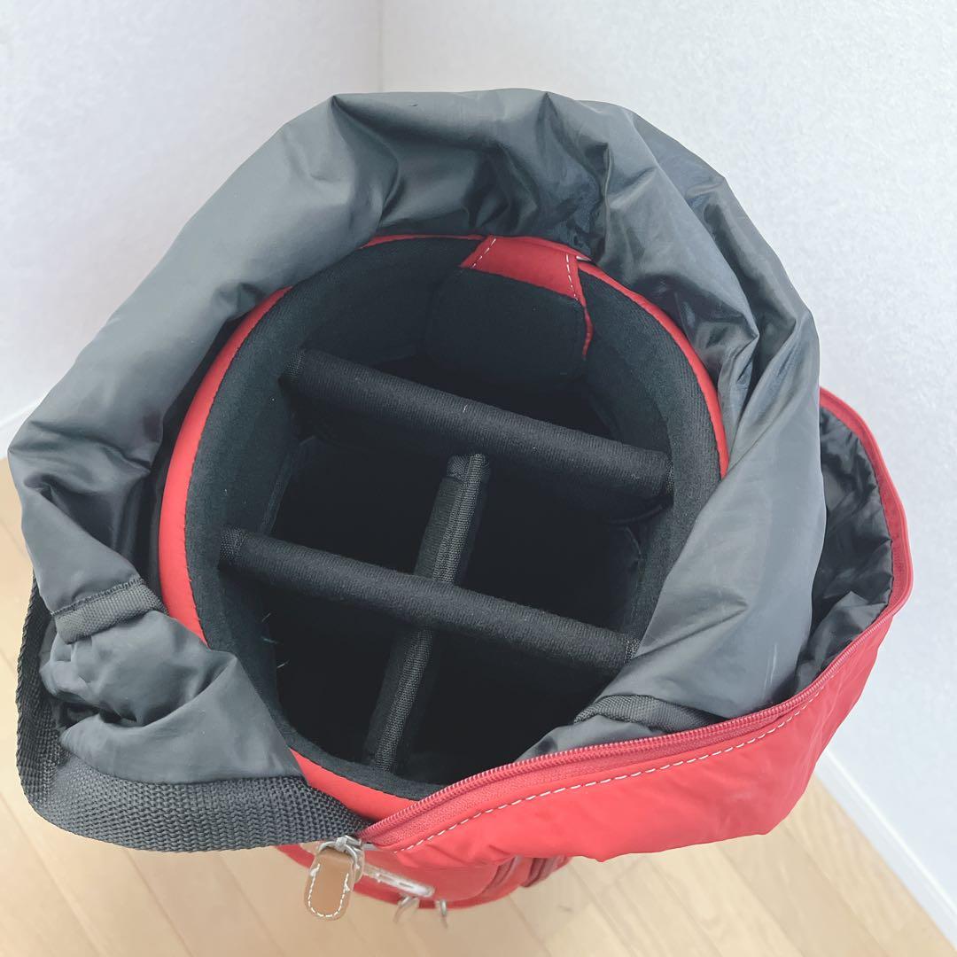 K115 美品！onoff オノフ キャディバッグ レッド