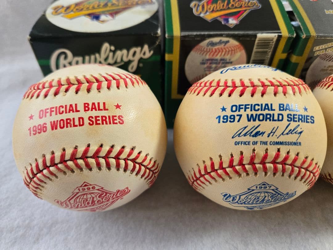 Rawlings MLBワールドシリーズ公式ボール 4個セット