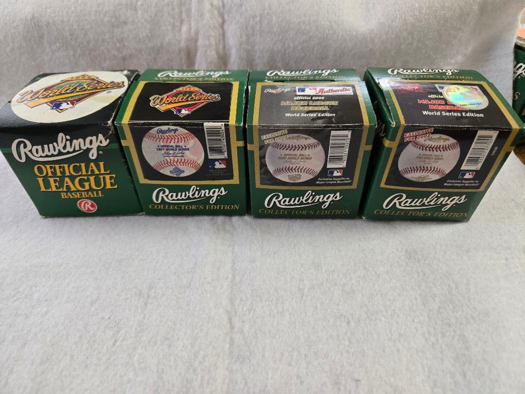Rawlings MLBワールドシリーズ公式ボール 4個セット