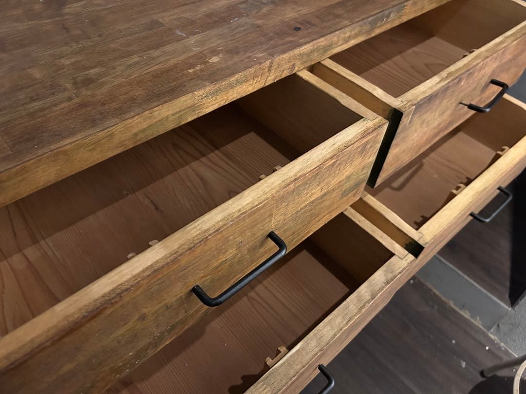 美品　ヴィンテージ　アンティーク棚　レジ台　受付カウンター　一点物