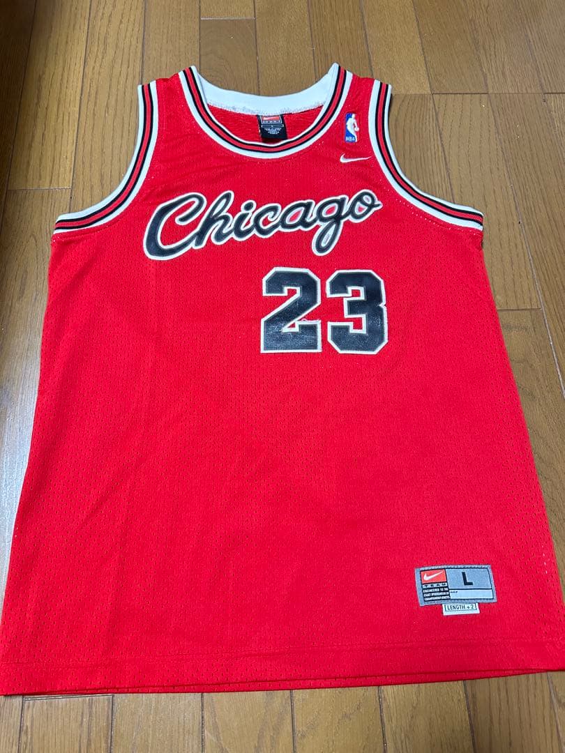 【美品】NBA Chicago Bulls #23 マイケルジョーダンジャージL