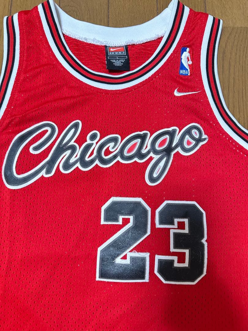【美品】NBA Chicago Bulls #23 マイケルジョーダンジャージL