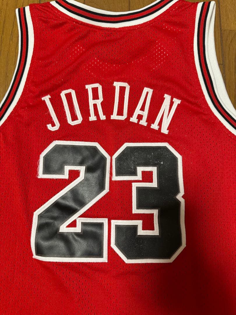 【美品】NBA Chicago Bulls #23 マイケルジョーダンジャージL