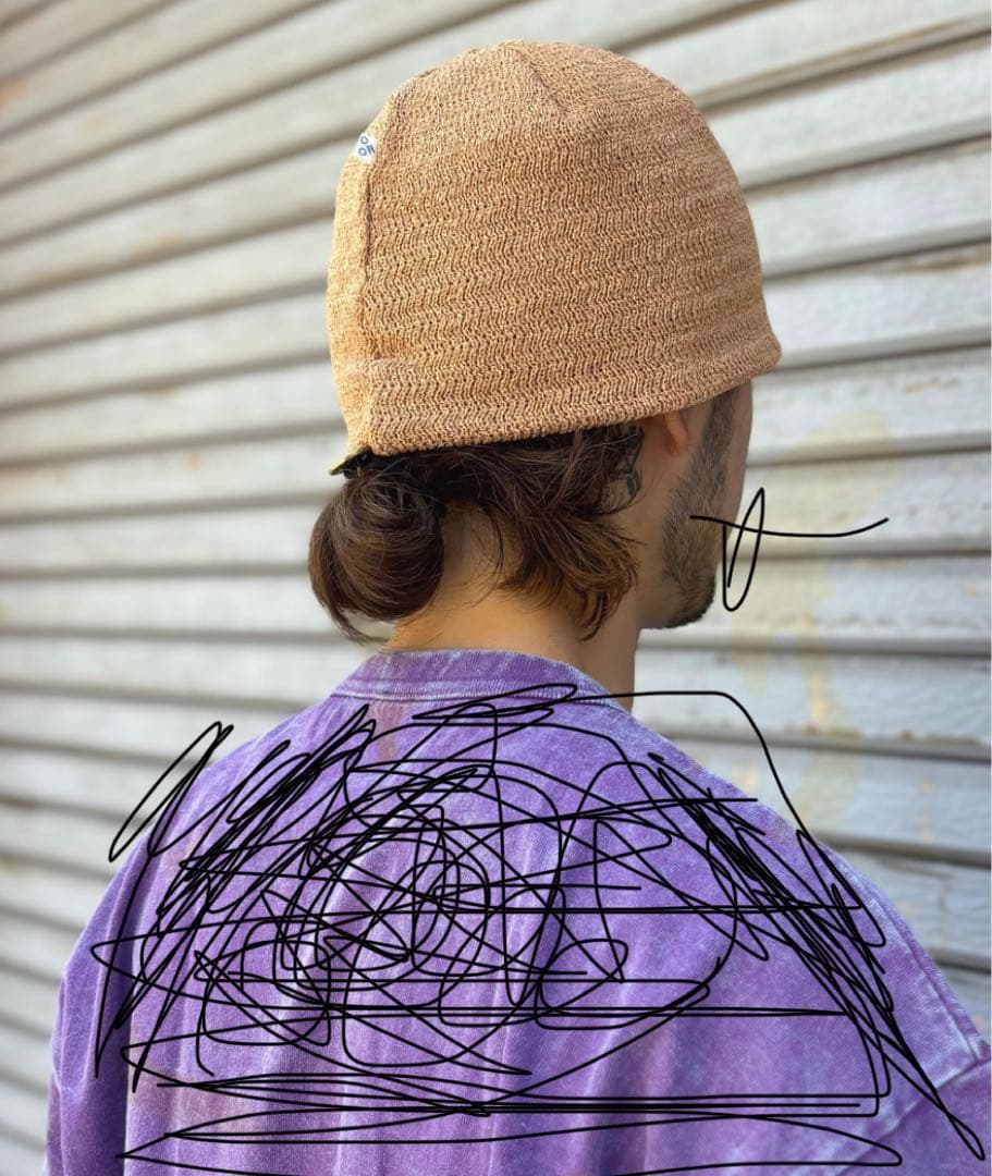 帽子 NOROLL TWO FACE WASHI BEANIE