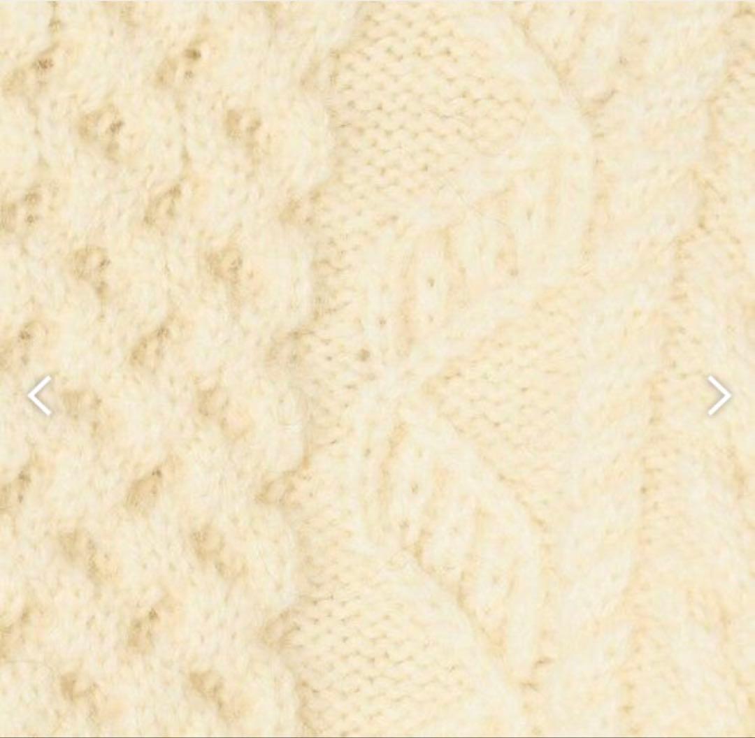 TOMORROWLAND tricot ウール ケーブルニット