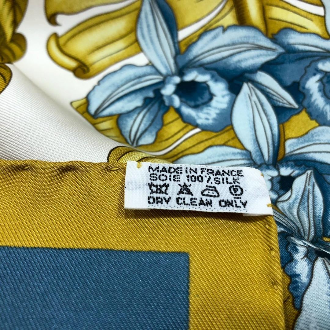 ♥最終値下げ！【極美品】HERMES　カレ90　ピタゴラス　シルク100%