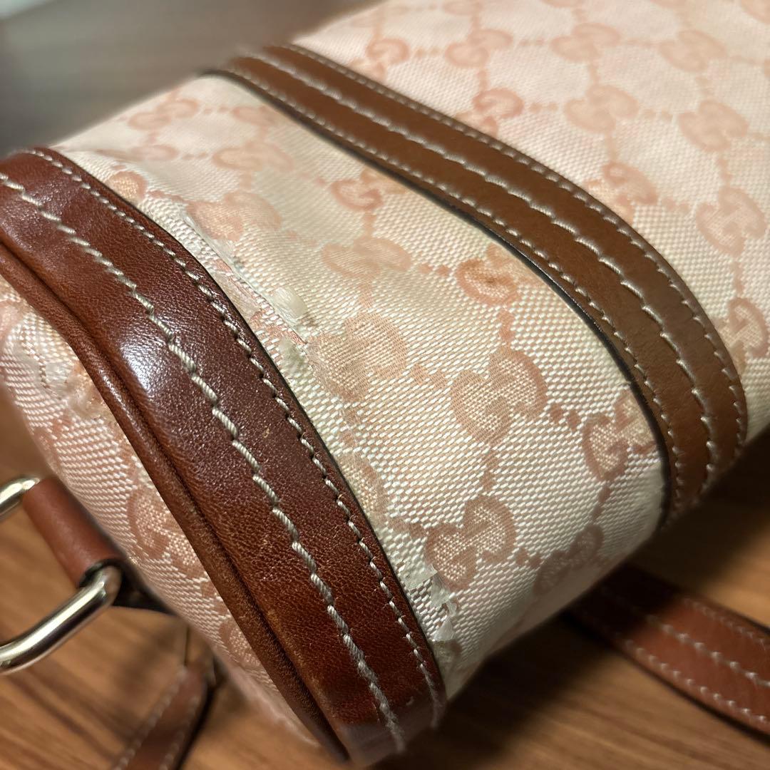 松木ホロみ様専用 グッチ GUCCI ミニボストンバッグ ピンク バッグ