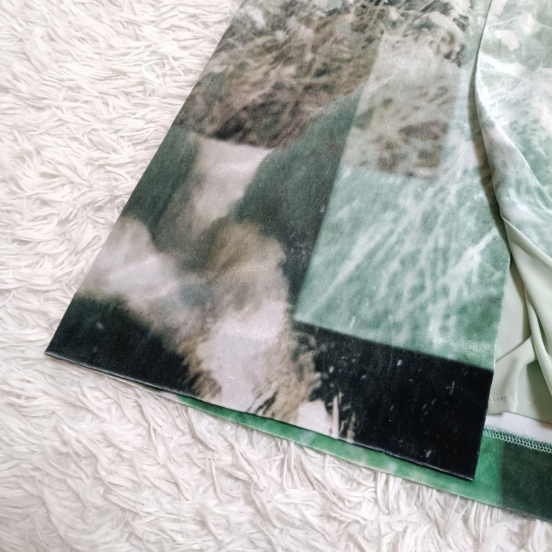 Silvia Conde Olivan×Ameri VELOUR SKIRT