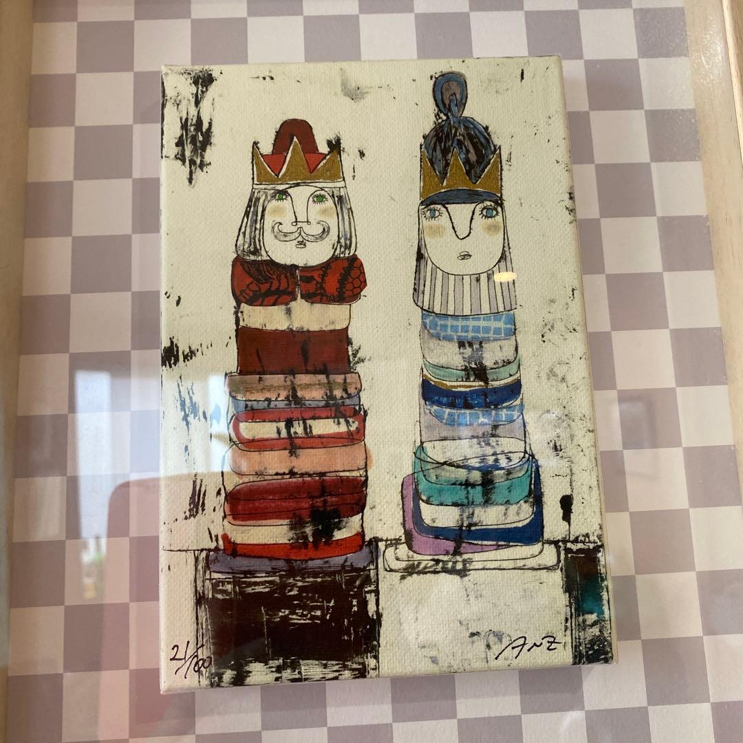 21/100 蟹江杏 絵画 (版画/キャンバスジクレー) ポーン