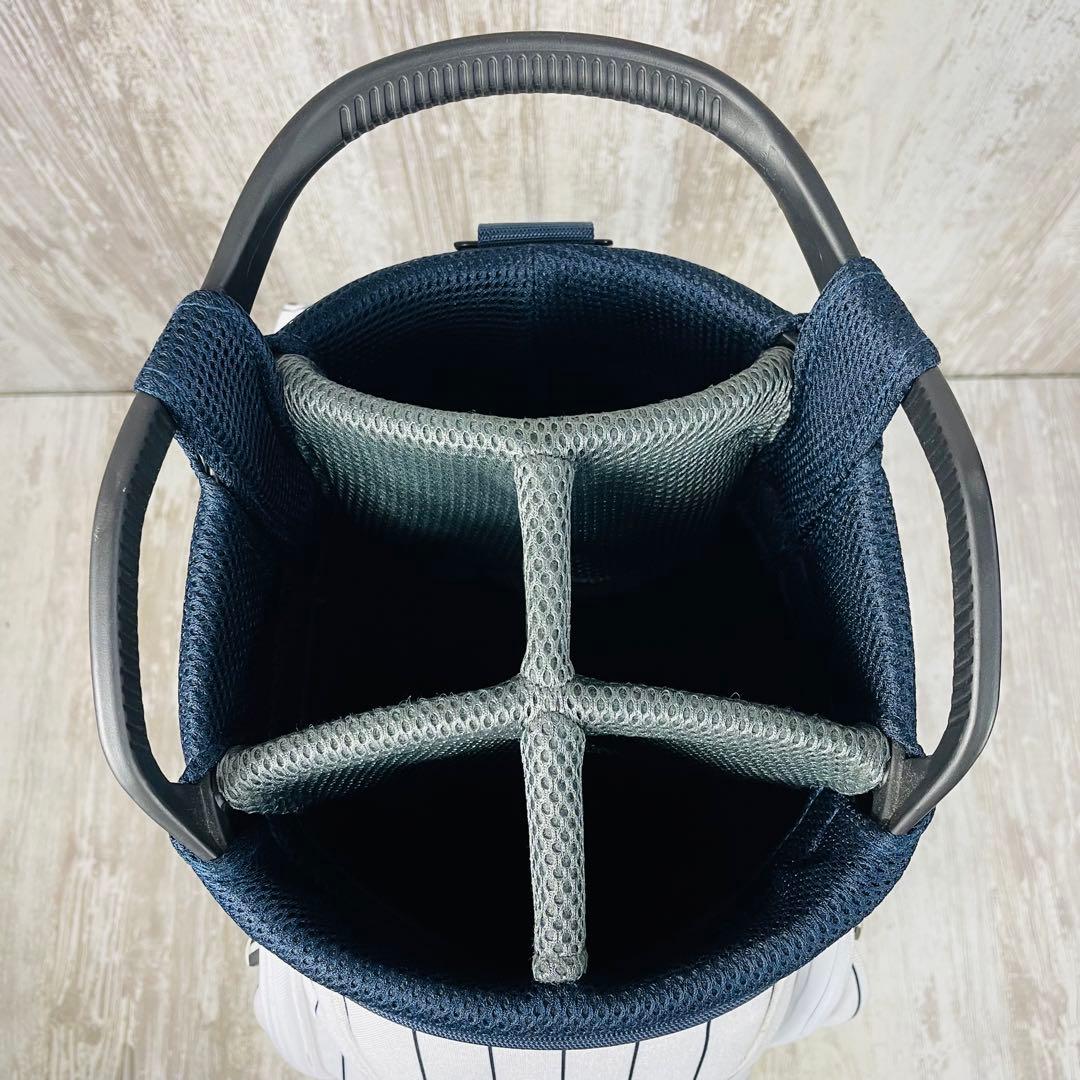 【限定品】BEAMS GOLF ピンストライプ エイトハーフ キャディバッグ