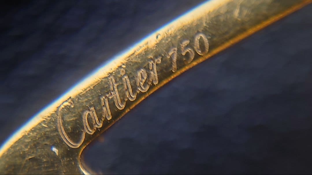 カルティエ　ペネロープ　カフスリンク　750 K18 937740